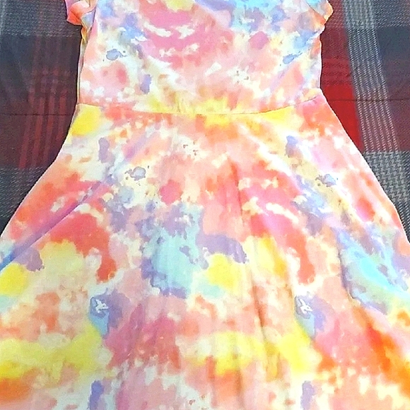Tie dye skater dress